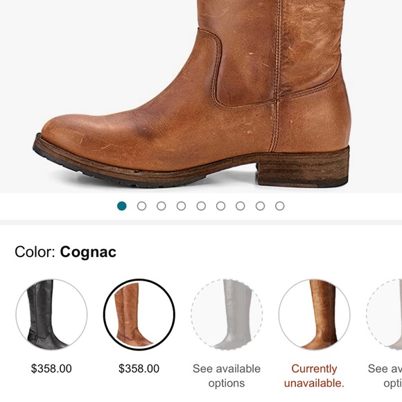 Women’s FRYE Melissa Boots 8.5 Narrow - Picture 4 of 6